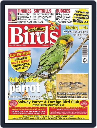 Cage & Aviary Birds August 16th, 2023 Digital Back Issue Cover