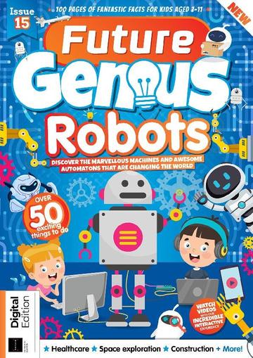 Future Genius: Robots August 8th, 2023 Digital Back Issue Cover