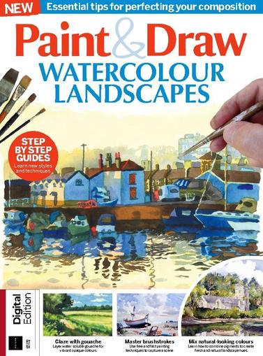 Paint & Draw: Watercolour Landscapes August 8th, 2023 Digital Back Issue Cover