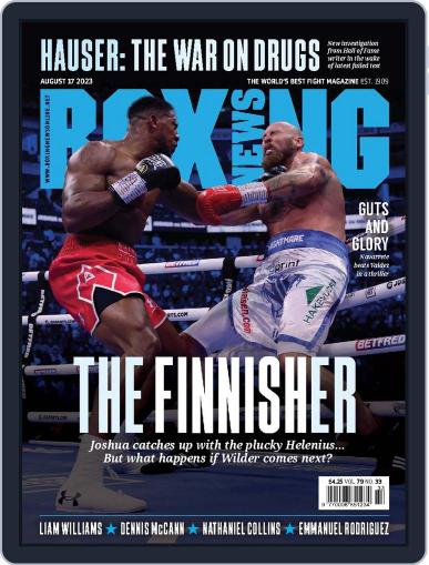 Boxing News August 17th, 2023 Digital Back Issue Cover