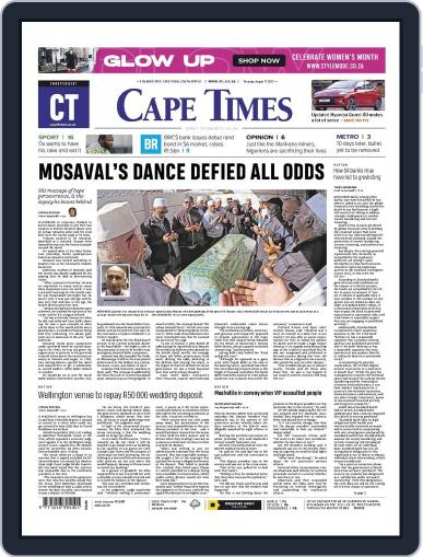Cape Times August 17th, 2023 Digital Back Issue Cover