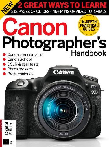 Canon Photographer's Handbook August 8th, 2023 Digital Back Issue Cover