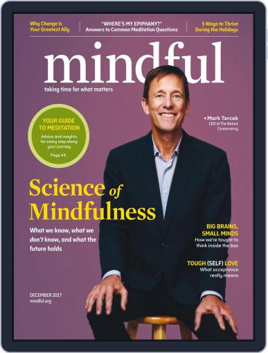 Mindful December 1st, 2017 Digital Back Issue Cover