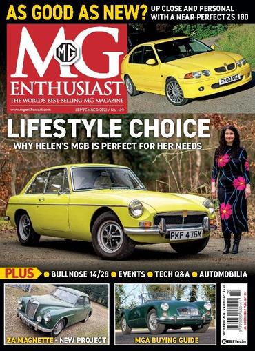 MG Enthusiast September 1st, 2023 Digital Back Issue Cover