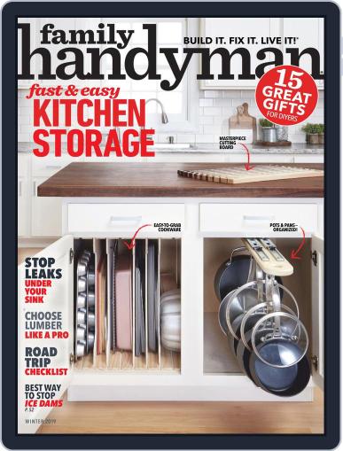 Family Handyman January 1st, 2019 Digital Back Issue Cover