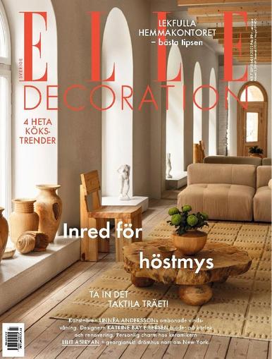 ELLE Decoration Sweden September 1st, 2023 Digital Back Issue Cover