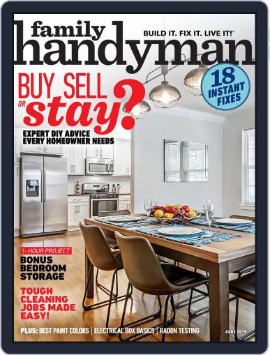 Family Handyman June 1st, 2019 Digital Back Issue Cover