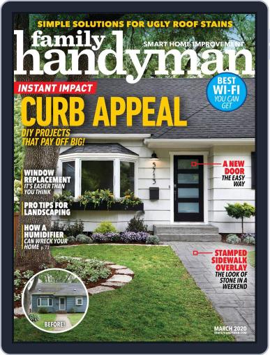 Family Handyman March 1st, 2020 Digital Back Issue Cover
