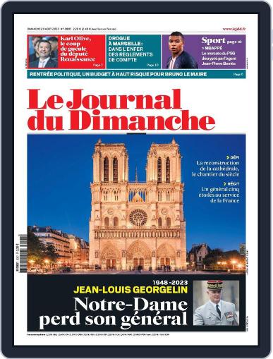 Le Journal du dimanche August 20th, 2023 Digital Back Issue Cover