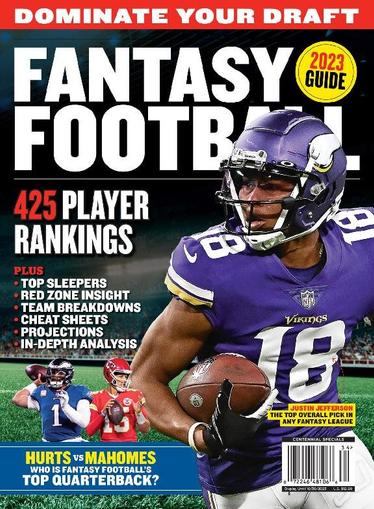 Fantasy Football Guide 2023 August 14th, 2023 Digital Back Issue Cover
