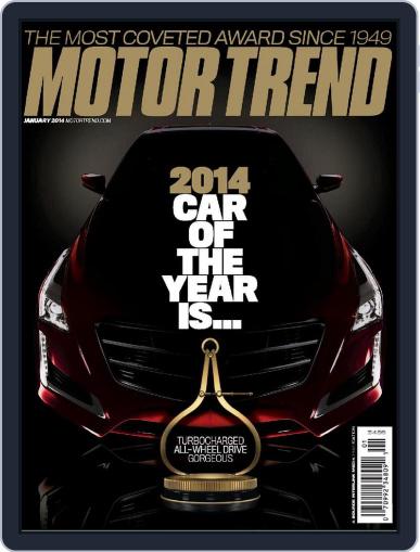 MotorTrend January 1st, 2014 Digital Back Issue Cover