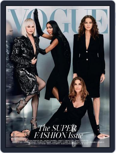 British Vogue September 1st, 2023 Digital Back Issue Cover