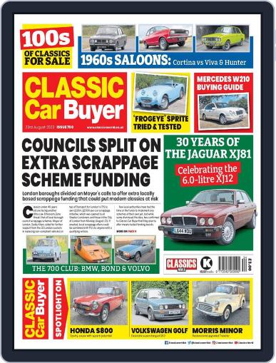 Classic Car Buyer August 23rd, 2023 Digital Back Issue Cover