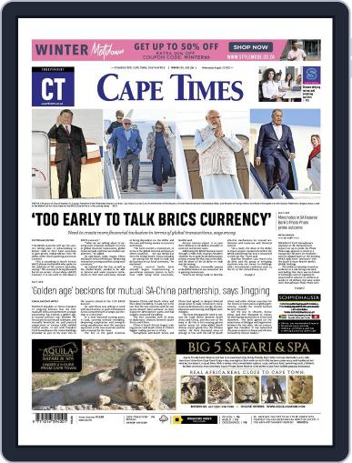 Cape Times August 23rd, 2023 Digital Back Issue Cover