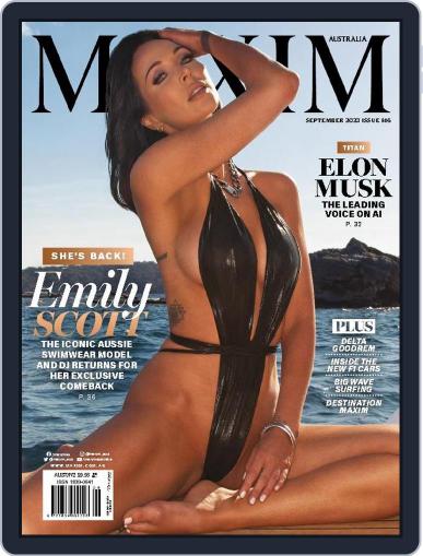 Maxim Australia September 1st, 2023 Digital Back Issue Cover