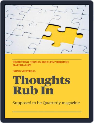 Thoughts Rub In Digital Back Issue Cover