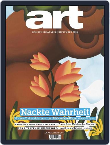 art Magazin September 1st, 2023 Digital Back Issue Cover