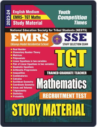 2023-24 EMRS TGT SSE Mathematics Digital Back Issue Cover