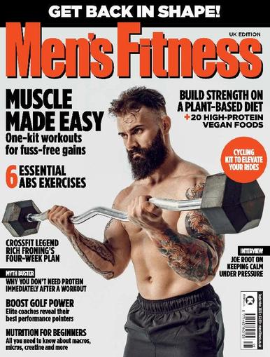 Men's Fitness UK August 25th, 2023 Digital Back Issue Cover