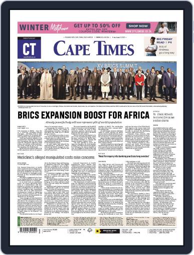 Cape Times August 25th, 2023 Digital Back Issue Cover
