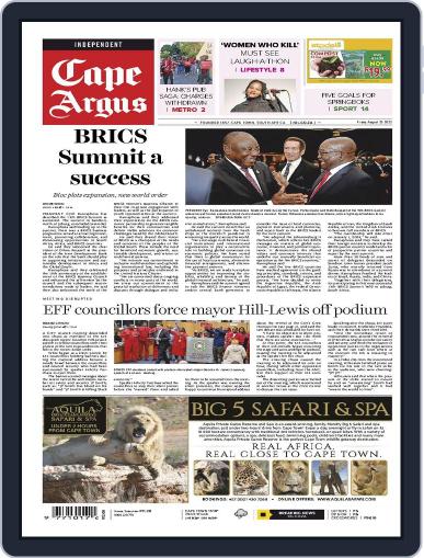 Cape Argus August 25th, 2023 Digital Back Issue Cover
