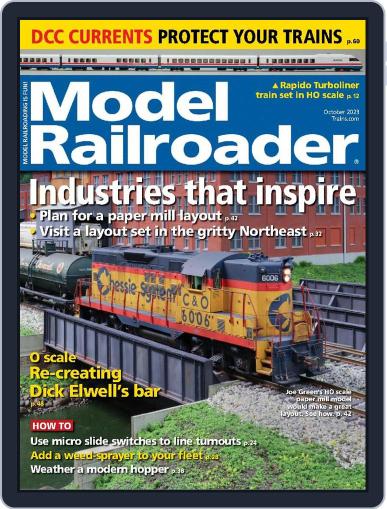 Model Railroader October 1st, 2023 Digital Back Issue Cover