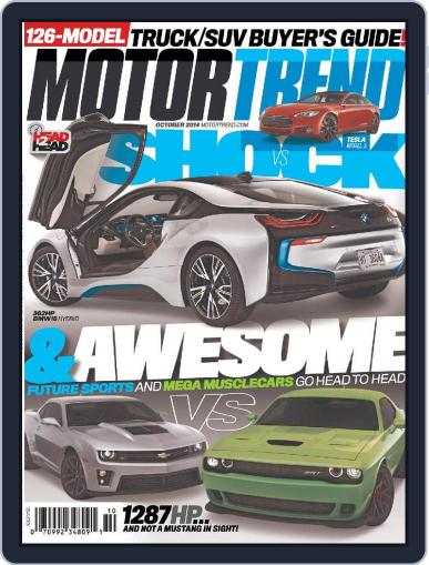 MotorTrend October 1st, 2014 Digital Back Issue Cover