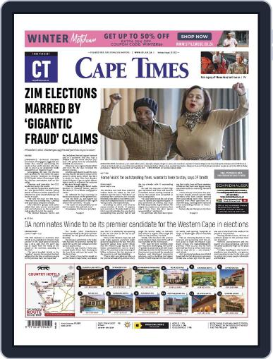 Cape Times August 28th, 2023 Digital Back Issue Cover
