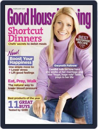 Good Housekeeping January 11th, 2011 Digital Back Issue Cover
