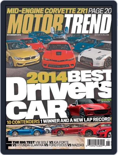 MotorTrend November 1st, 2014 Digital Back Issue Cover