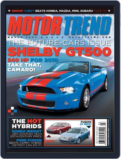 MotorTrend March 1st, 2009 Digital Back Issue Cover