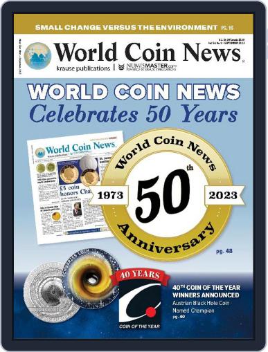World Coin News September 1st, 2023 Digital Back Issue Cover