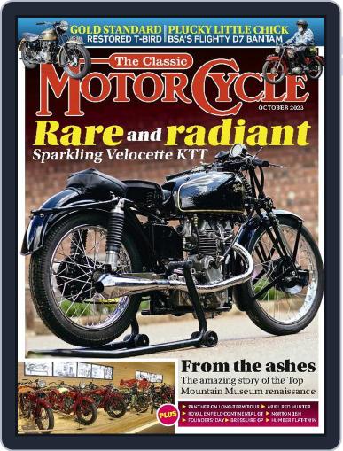 The Classic MotorCycle October 1st, 2023 Digital Back Issue Cover