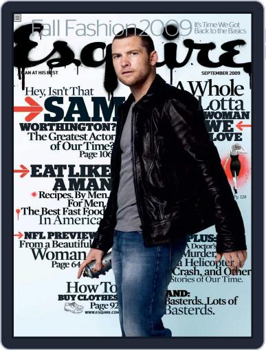 Esquire August 5th, 2009 Digital Back Issue Cover