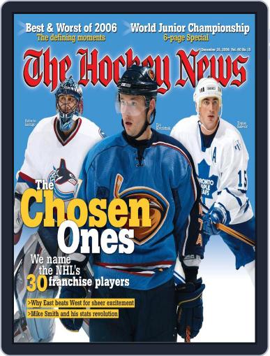 The Hockey News December 26th, 2006 Digital Back Issue Cover