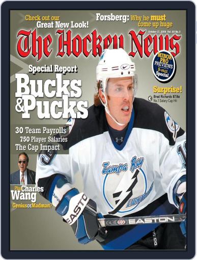 The Hockey News October 17th, 2006 Digital Back Issue Cover