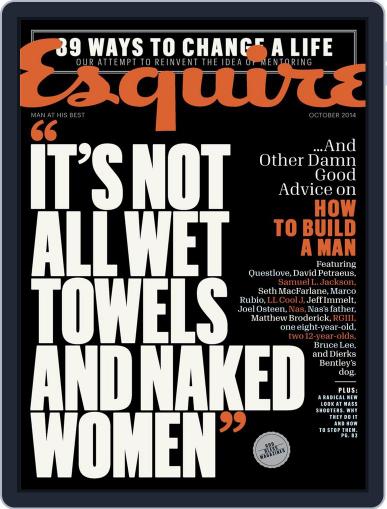 Esquire October 1st, 2014 Digital Back Issue Cover