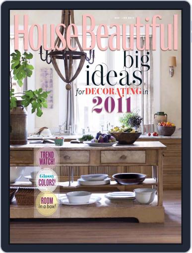 House Beautiful November 23rd, 2010 Digital Back Issue Cover