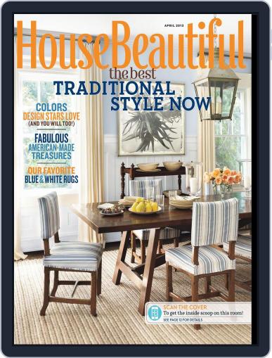 House Beautiful April 1st, 2013 Digital Back Issue Cover