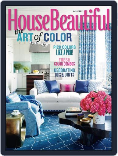 House Beautiful March 1st, 2014 Digital Back Issue Cover