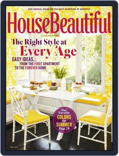 House Beautiful May 1st, 2015 Digital Back Issue Cover