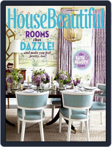 House Beautiful November 1st, 2015 Digital Back Issue Cover