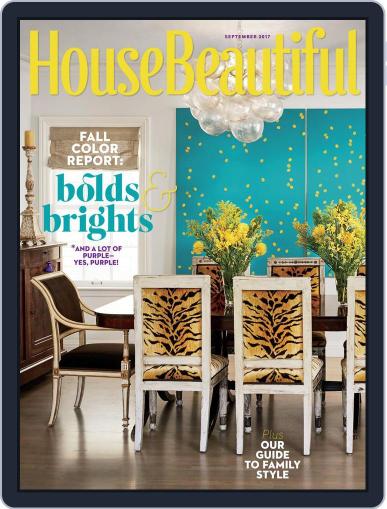House Beautiful September 1st, 2017 Digital Back Issue Cover