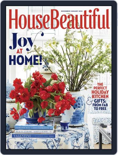 House Beautiful December 1st, 2017 Digital Back Issue Cover
