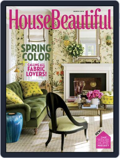 House Beautiful March 1st, 2018 Digital Back Issue Cover