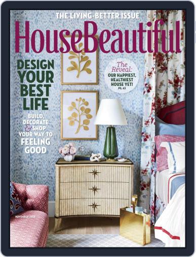 House Beautiful November 1st, 2018 Digital Back Issue Cover