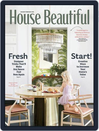 House Beautiful January 1st, 2019 Digital Back Issue Cover