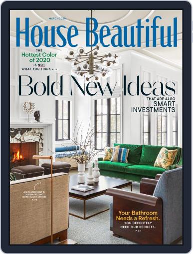 House Beautiful March 1st, 2020 Digital Back Issue Cover