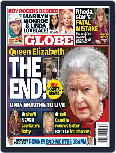Globe March 15th, 2013 Digital Back Issue Cover