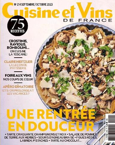 Cuisine Et Vins De France September 2nd, 2023 Digital Back Issue Cover